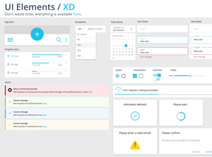 UI Elements for Adobe XD