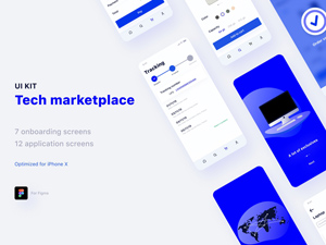 Tech Marketplace UI Kit for Figma