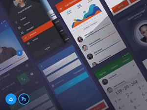 UI Kit For Stars PSD