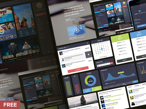 UI Kit – PSD Freebie
