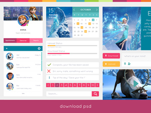 UI Kit – Free PSD