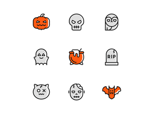 Halloween Icon Set