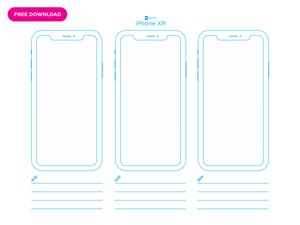 Prototyping Paper iPhone XR