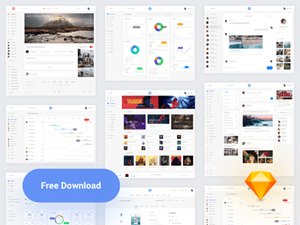 UI Templates Pack – Free Sketch