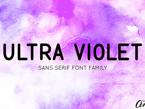 Ultra Violet Sans Serif Font Family