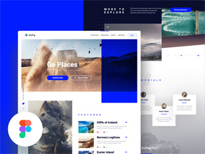Figma Travel Website Template
