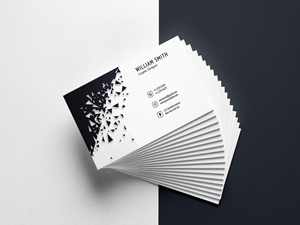Unique Business Card Template by Fatema Amy