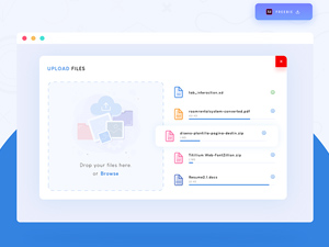 Upload Files UI Widget