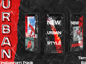 Urban Instagram Story Template PSD