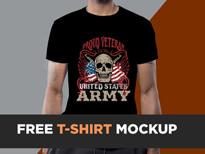 T-shirt Mockup US Army
