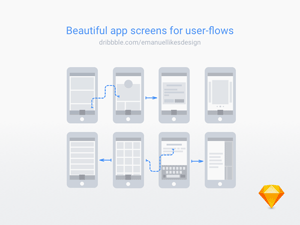 User Flow Assets by Emanuel Serbanoiu