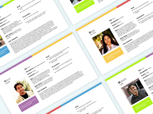 User Personas & Scenario Templates – PSD Freebie