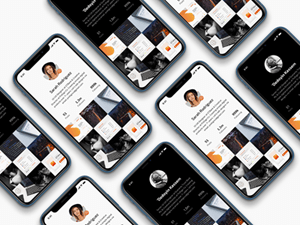 User Profile Screens – Free Sketch