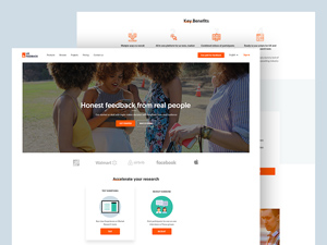 UX Feedback Homepage Design by zuongvan