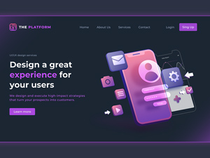 Design Agency Header Template