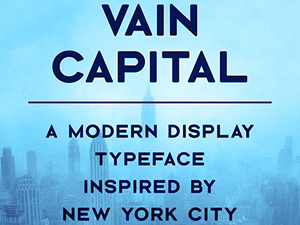 Vain Capital Font – Free Typeface