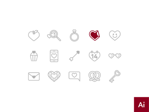 Free Valentine Theme Icons