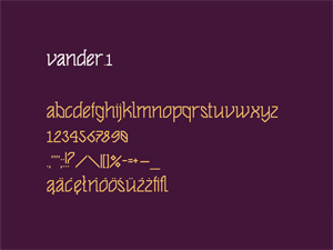 Vander .1 – Free Geometric Font