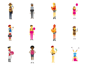 Vector Characters Pack