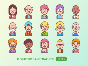 Avatar Vector Illustrations