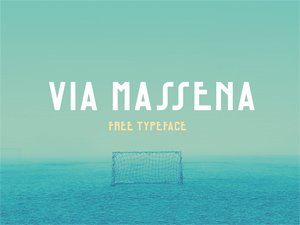 Via Massena – Free Font