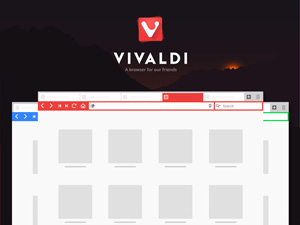 Vivaldi Browser Mockup – Free PSD