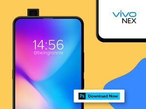 Vivo Nex Mockup – Free PSD