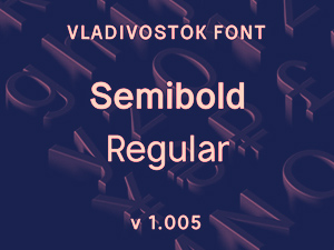 Vladivostok Font – Latin & Cyrillic Sans-Serif Family