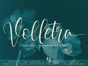 Volletra Script Free Typeface