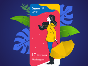 Weather Forecast Illustration – Free Sketch