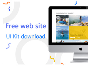 Website Design And UI Kit For Adobe XD