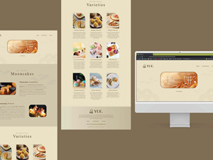 Mooncakes Website Template