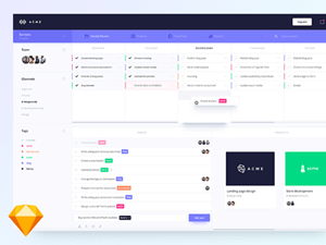 Weekly Planner Dashboard – Sketch Resource