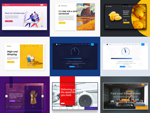 Landing Page Xd Templates