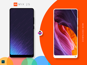 Xiaomi Mi Mix 2S Mockup – Free PSD