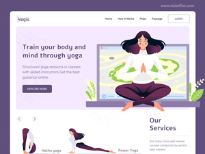 Yoga Day Landing Page