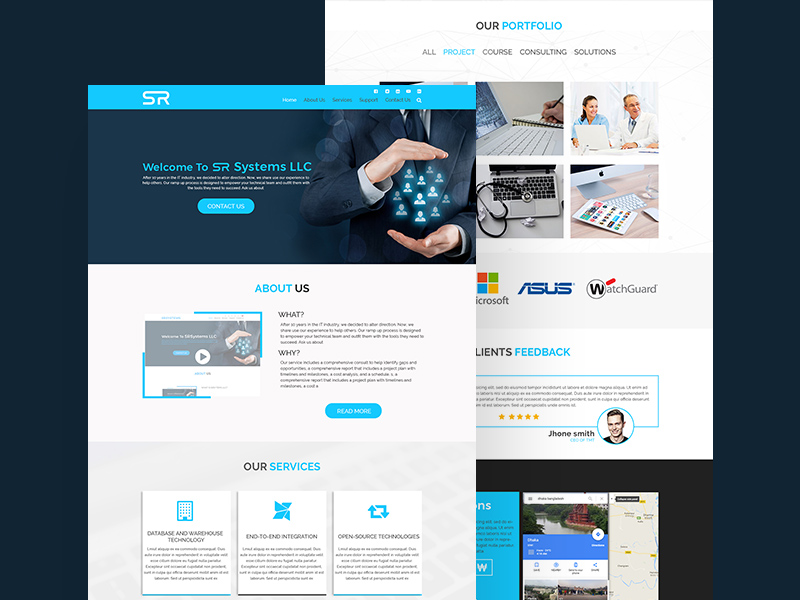 Template For Business Website Free Download