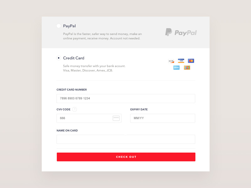Credit Card Widget Free Psd Freebie Supply