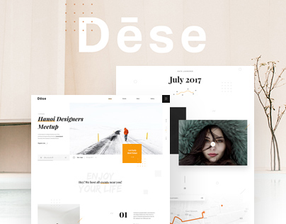 Adobe XD Single Page Design Template Freebie Supply