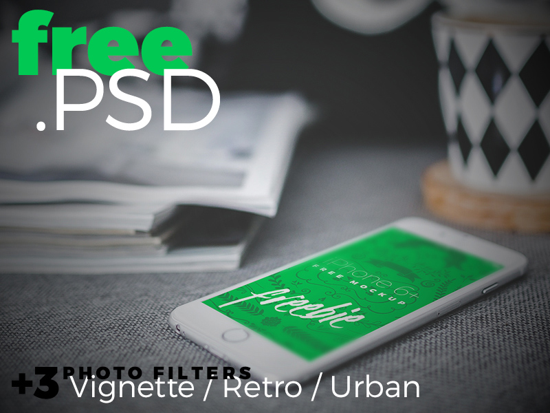 5496+ Iphone 6 Plus Mockup Free Psd
