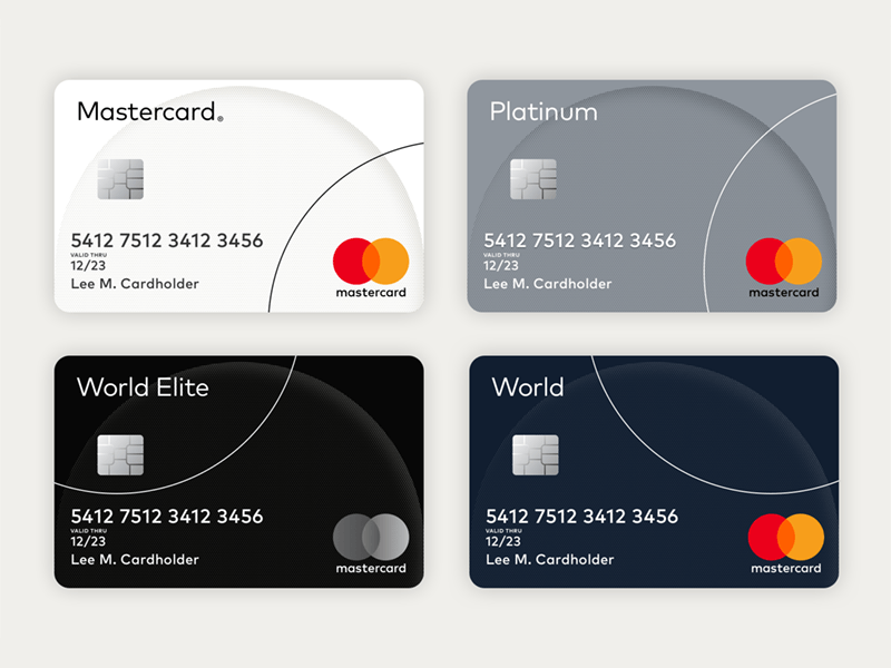 Mastercard Card Mockup for Sketch Freebie Supply