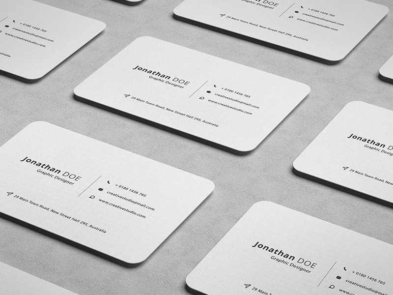 Professional Business Card Design by Canvas Lancer Freebie Supply