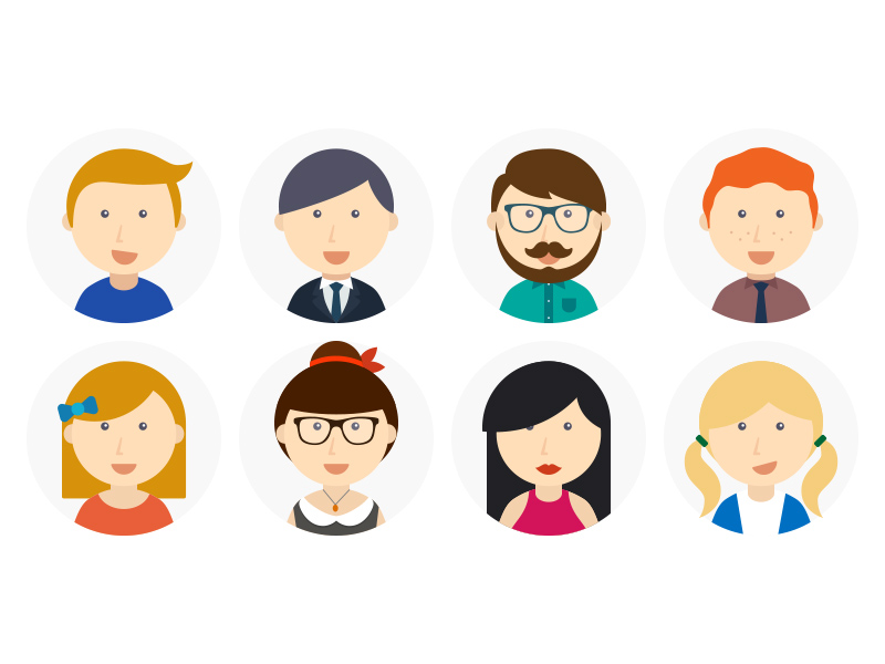 User Pics PSD - Freebie Supply