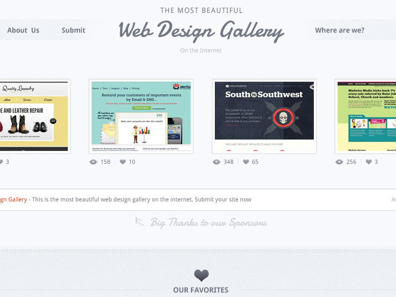Web Design Gallery Template : Free PSD - Freebie Supply