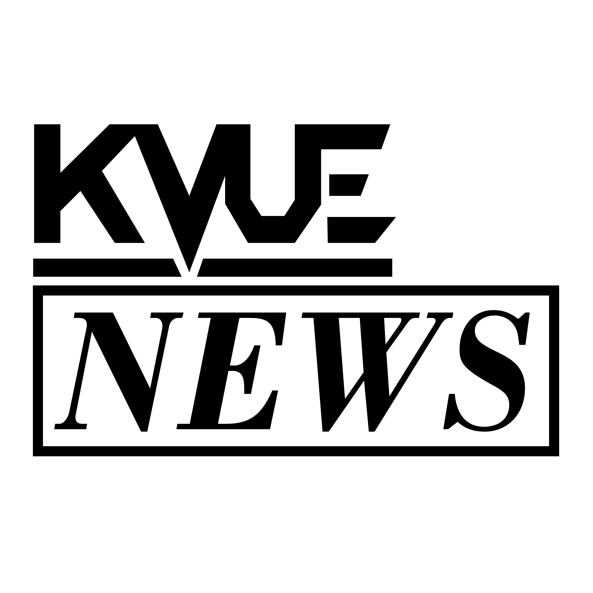26 News Logo black and white