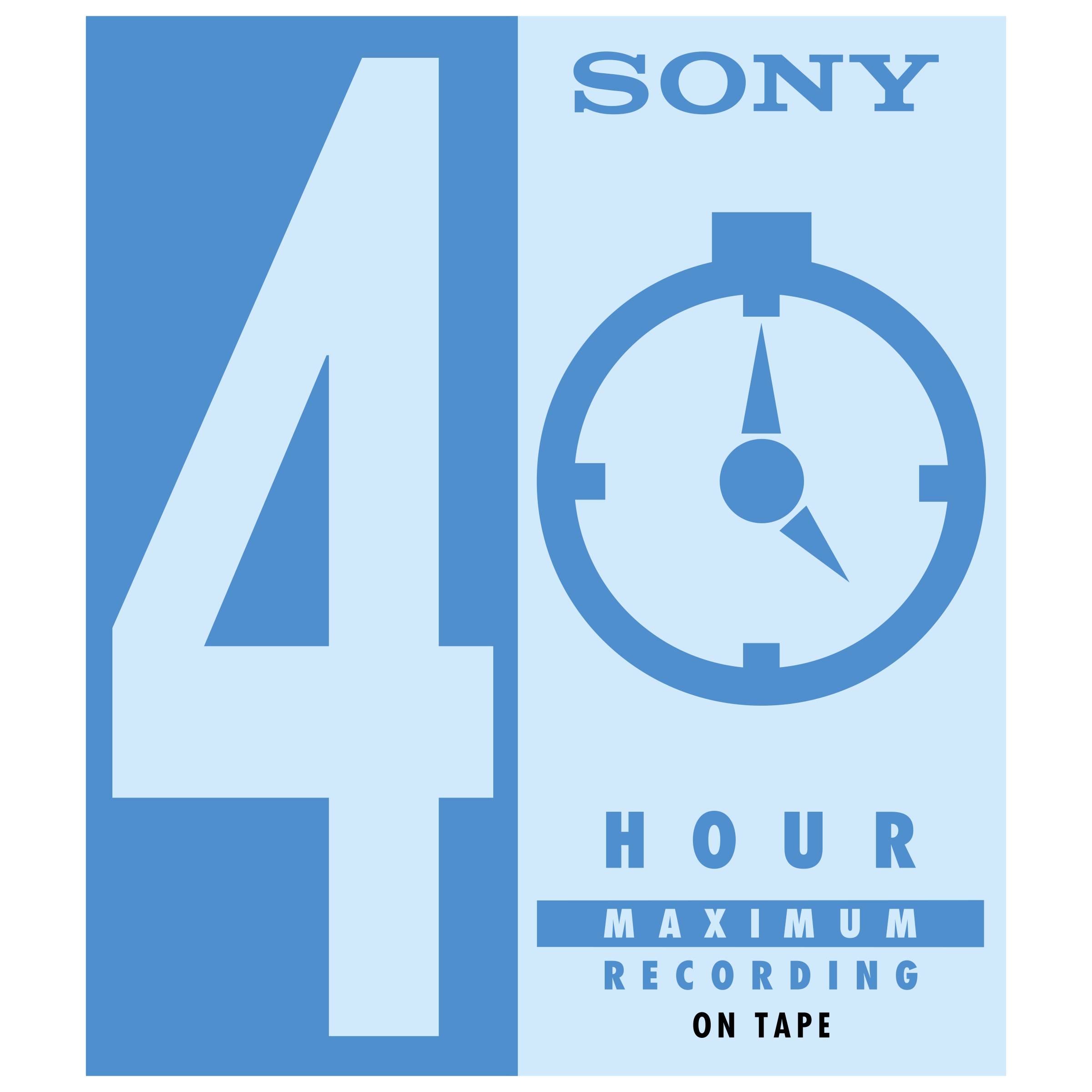 4 Hour Maximum Recording Logo png transparent