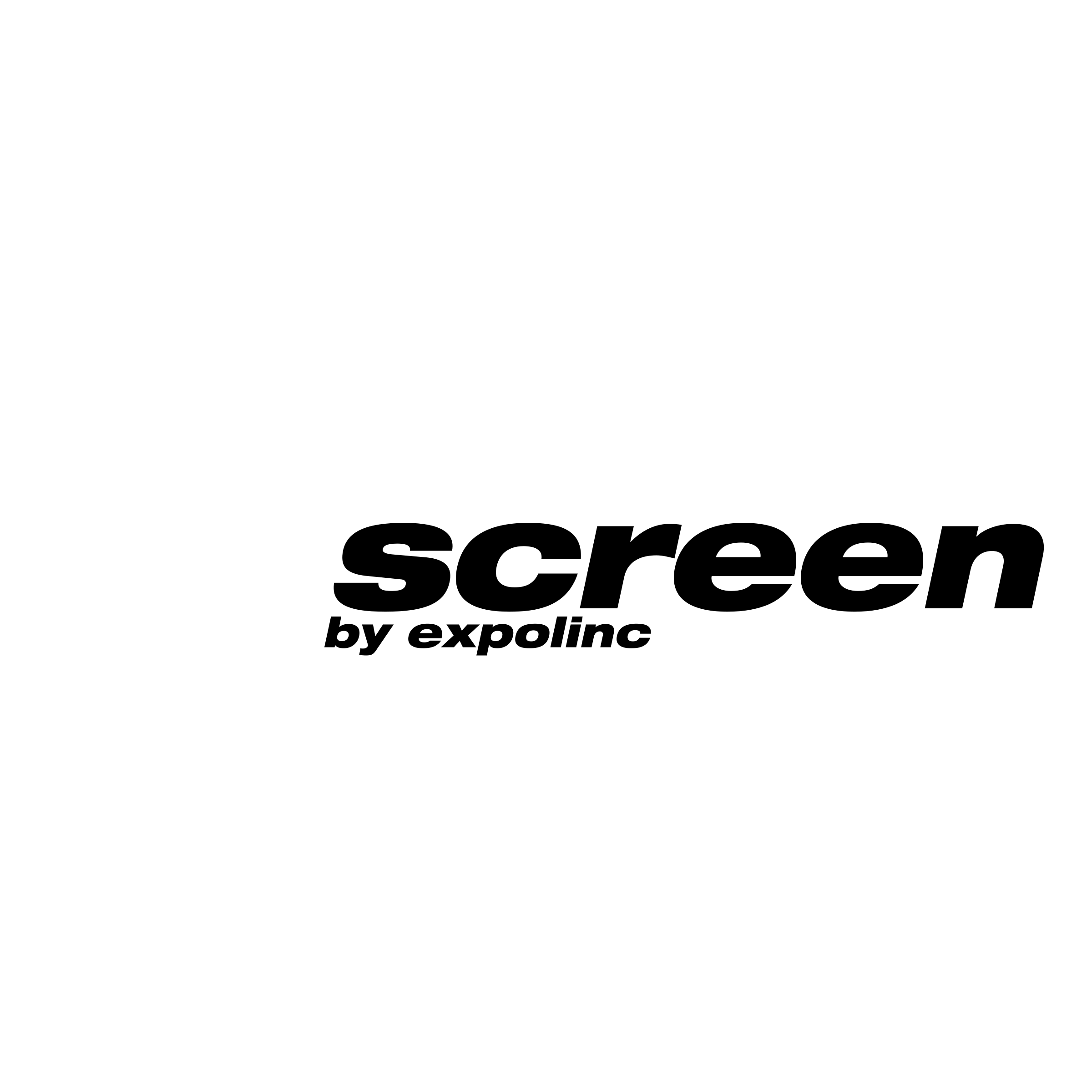 4 screen Logo black and white