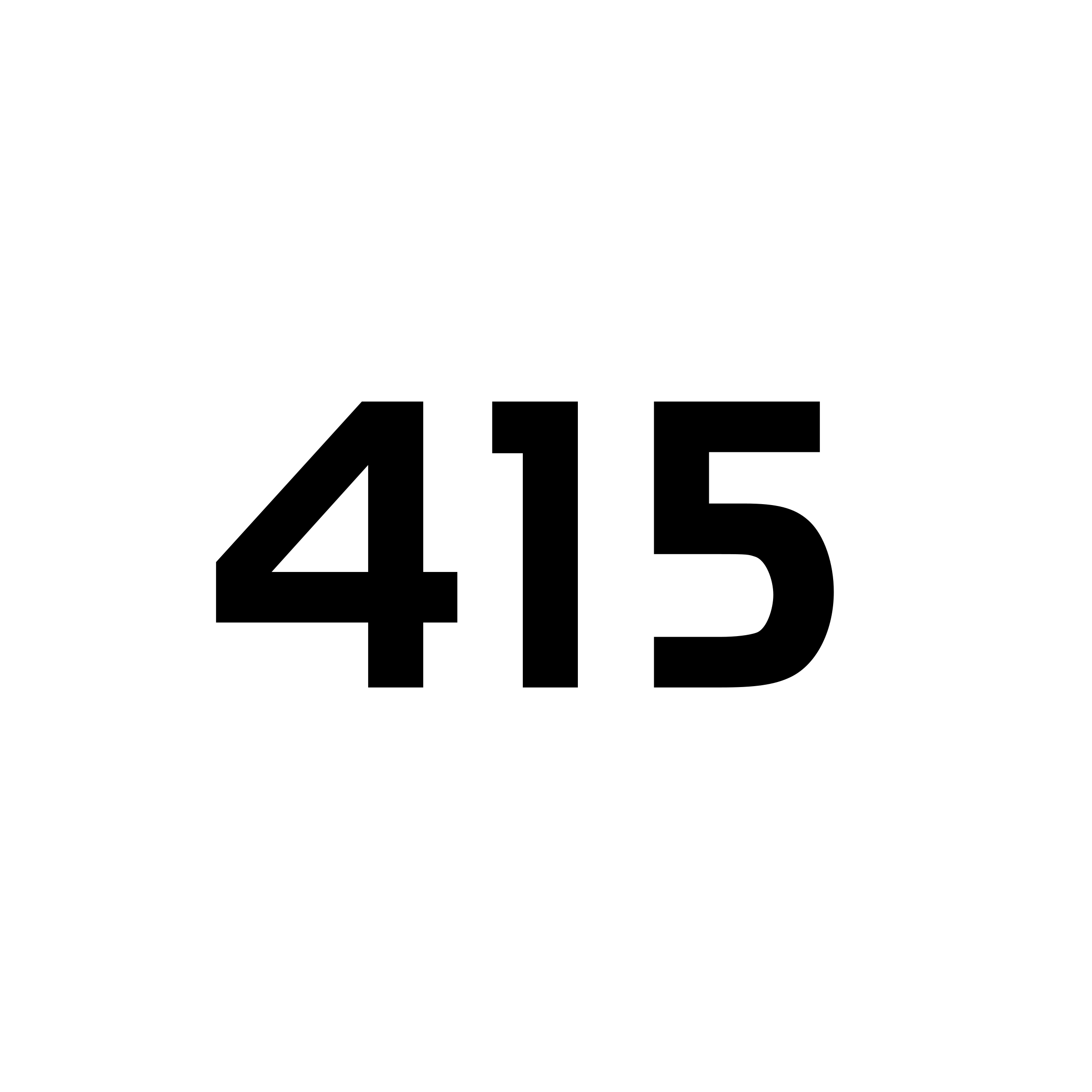 415 Productions Logo black and white