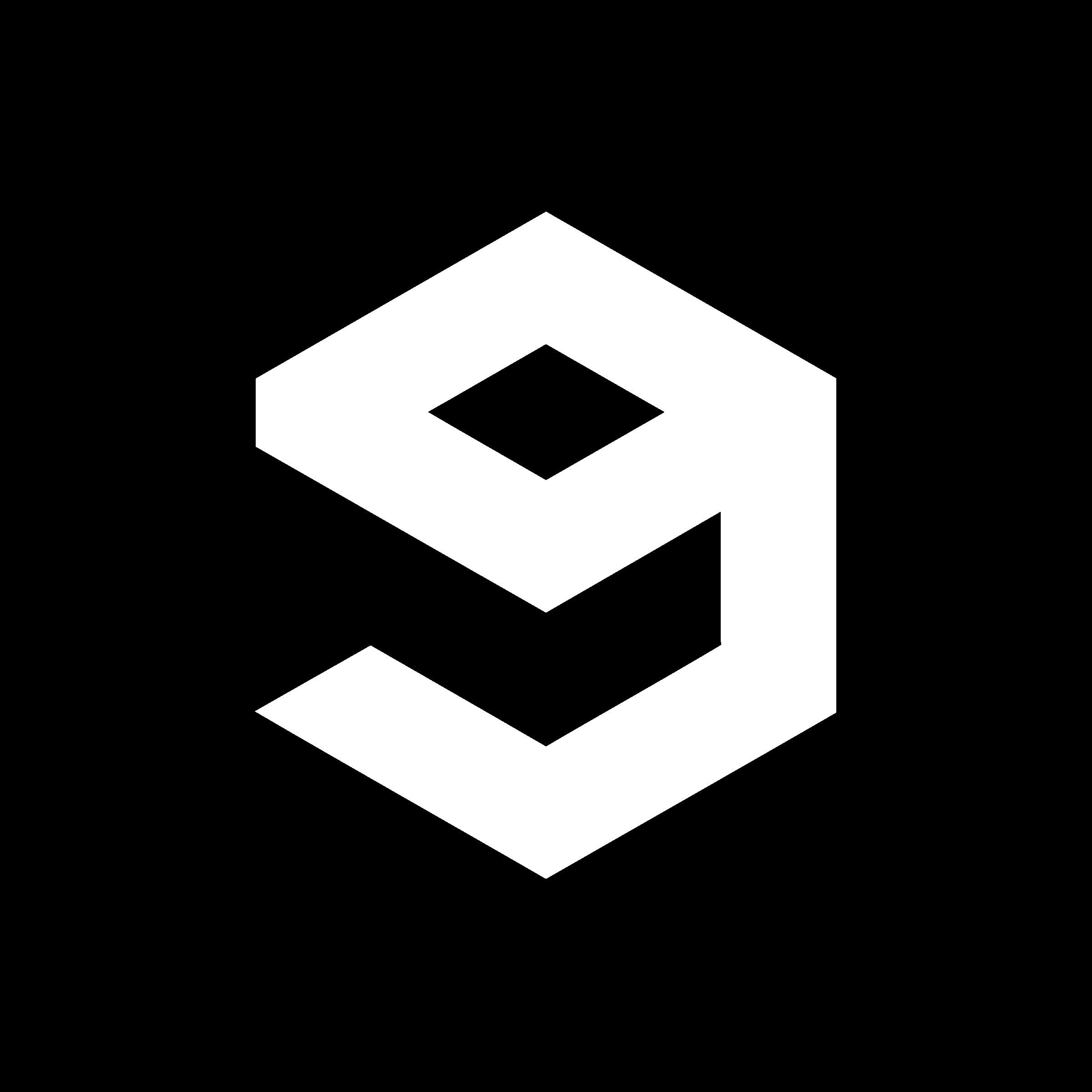 9GAG Logo black and white