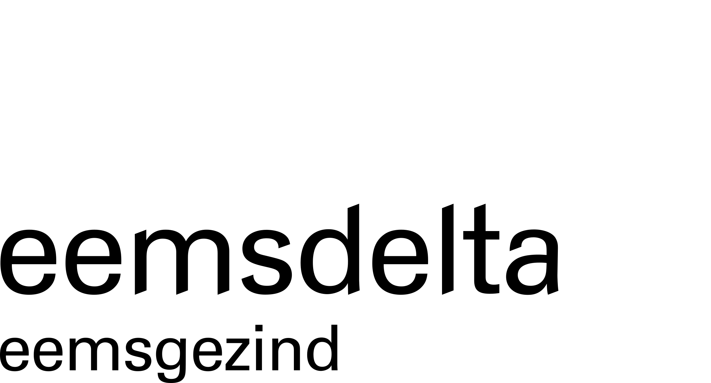 Eemsdelta EZ Logo black and white